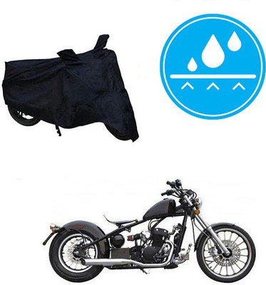 Atulit enterprises Two Wheeler Cover for Harley Davidson(Bobber 350, Black)