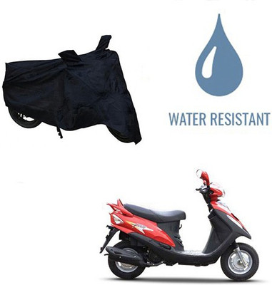 HYBRIDS COLLECTION Waterproof Two Wheeler Cover for Mahindra(Flyte, Black)