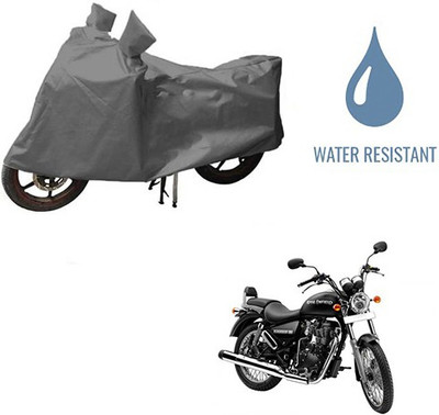 THE REAL ARV Waterproof Two Wheeler Cover for Royal Enfield(Thunderbird 350, Grey)