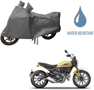 THE REAL ARV Waterproof Two Wheeler Cover for Ducati(Scrambler, Grey)