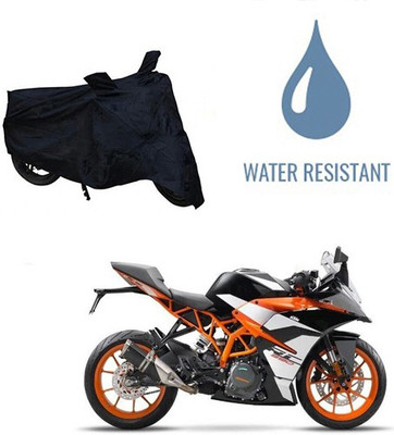 Amozkart Waterproof Two Wheeler Cover for KTM(RD 350, Black)