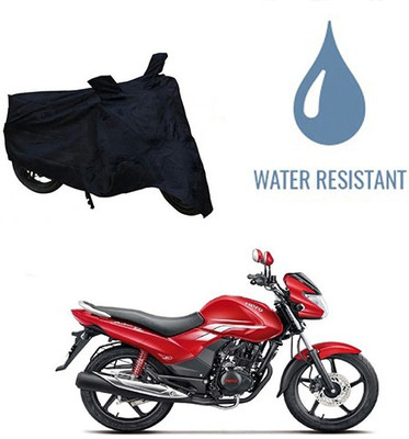 HYBRIDS COLLECTION Waterproof Two Wheeler Cover for Hero(Achiever, Black)