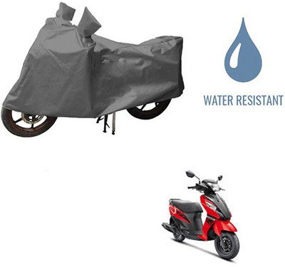 HYBRIDS COLLECTION Waterproof Two Wheeler Cover for Suzuki(Let's, Grey)