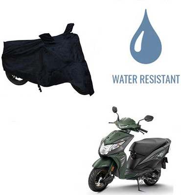 THE REAL ARV Waterproof Two Wheeler Cover for Honda(Dio, Black)