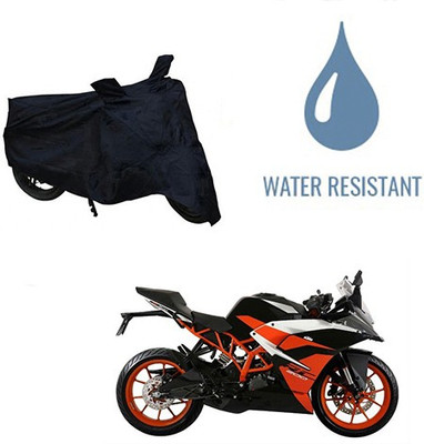 Atulit enterprises Waterproof Two Wheeler Cover for KTM(RC 200, Black)