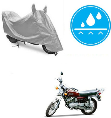 Atulit enterprises Two Wheeler Cover for Yamaha(RX 100, Silver)