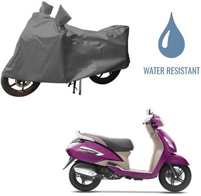 HYBRIDS COLLECTION Waterproof Two Wheeler Cover for TVS(Jupiter, Grey)