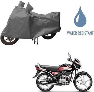 HYBRIDS COLLECTION Waterproof Two Wheeler Cover for Hero(HF Deluxe, Grey)