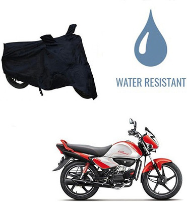 Amozkart Waterproof Two Wheeler Cover for Hero(Splendor I Smart, Black)