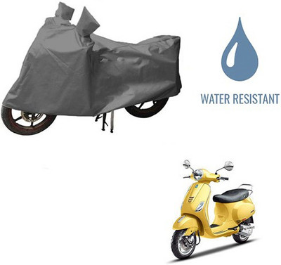 HYBRIDS COLLECTION Waterproof Two Wheeler Cover for Piaggio(Vespa SXL, Grey)