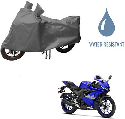 HYBRIDS COLLECTION Waterproof Two Wheeler Cover for Yamaha(R15 V3, Grey)