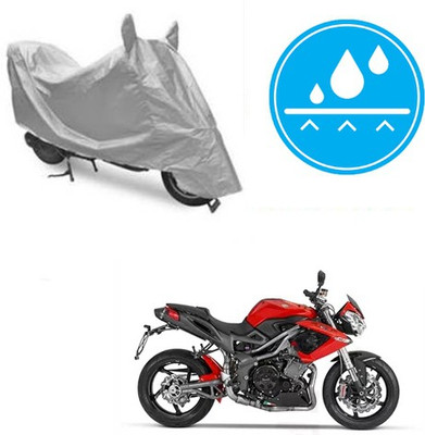 Atulit enterprises Two Wheeler Cover for DSK Benelli(TNT R, Silver)