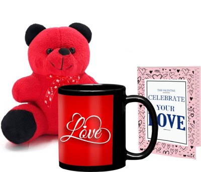 LOF Mug, Soft Toy, Greeting Card Gift Set