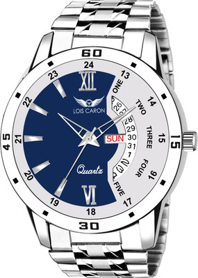 LOIS CARON LCS-8246 TRENDING DAY & DATE FUNCTIONING Analog Watch - For Boys