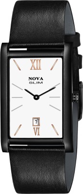 NOVA Women Leather Strap watch Ultra Slim Series Analog Watch  - For Men