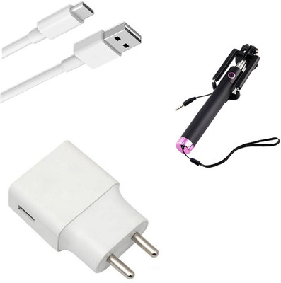 SARVIN Wall Charger Accessory Combo for OPPO F17(White)