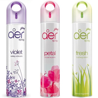 Godrej Violet, Petel, Fresh Spray(3 x 220 ml)