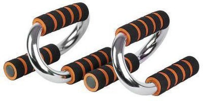 HACKERX Steel pushup stand S-shape strudy non-slip chest arm exerciser home gym finess Push-up Bar