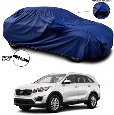 ANTHUB Car Cover For Kia Sorento (With Mirror Pockets)(Blue)