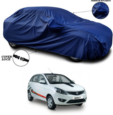 ANTHUB Car Cover For Tata Bolt (With Mirror Pockets)(Blue)