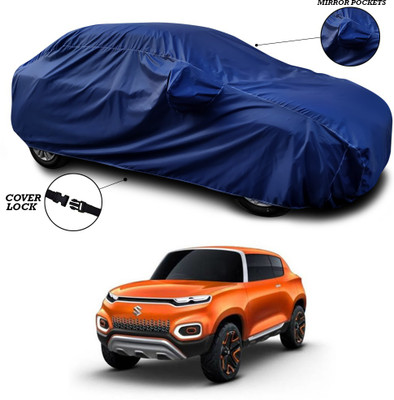 ANTHUB Car Cover For Maruti Suzuki Future-S (With Mirror Pockets)(Blue)