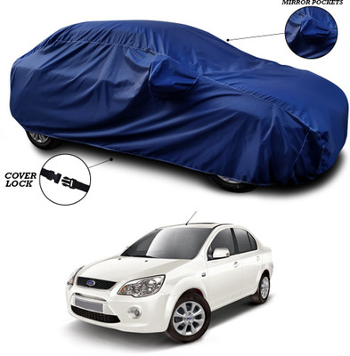 ANTHUB Car Cover For Ford Fiesta Classic (With Mirror Pockets)(Blue)