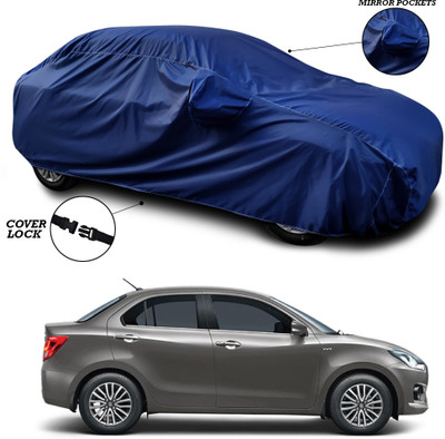 ANTHUB Car Cover For Maruti Dzire (With Mirror Pockets)(Blue)
