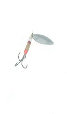 JUST ONE CLICK Spinner Bait Carbon Steel Fishing Lure(Pack of 1, Size 8)