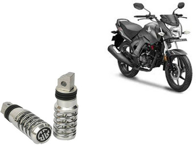 Buras NEW HONDA UNICORN SPRING FOOTREST BLUE Foot Rest(Silver)