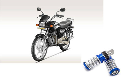 Buras Blue SPRING FOOTREST Foot Rest(Blue, Silver)