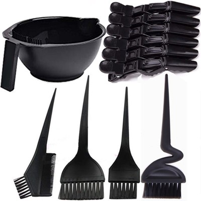 MGP FASHION Home And Professional Beauty Makeup Hair Grooming Cutting Parlour Barber Salon Easy Grip for Men Women Kids All Purpose Hairdressing Hair Color Dye Brushes, Bowl For Hair Color, Hair Bleach, Hair Dye, Keratin Hair Spa, Clips Grip Sectioning, Hair Treatment Kit Combo Tools