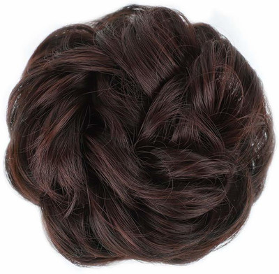 Blushia Messy  Bun Extensions 2PCS Curly Wavy Messy Synthetic Hair Extension