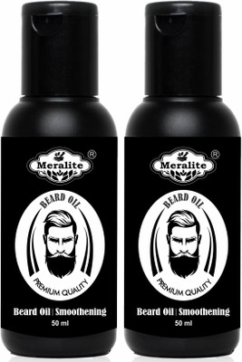 Meralite Advanced and fast Beard Growth Oil for strong and healthy beard growth Hair Oil(100 ml)
