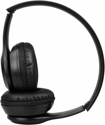 Attrrix P47 Wireless Bluetooth Headphones 5.0+EDR Wired, Bluetooth Headset(Black, On the Ear)
