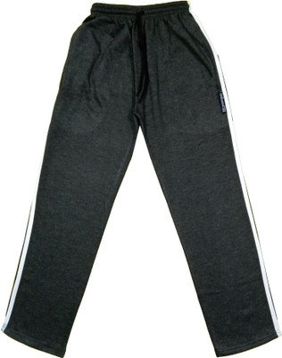 IndiWeaves Track Pant For Boys(Black, Pack of 1)