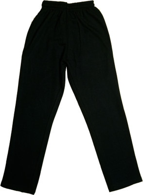 IndiWeaves Track Pant For Boys & Girls(Black, Pack of 1)