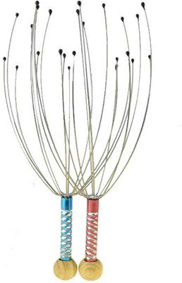 ACUPRESSURE LIFE STYLE 323 Beautiful Bokoma Head Massager- Hand Held Scalp Head Massager Set of 2 Massager(Multicolor)