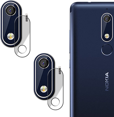 MOBIHOUSE Back Camera Lens Glass Protector for Nokia 5.1(Pack of: 2)