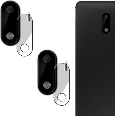 MOBIHOUSE Back Camera Lens Glass Protector for Nokia 6(Pack of: 2)