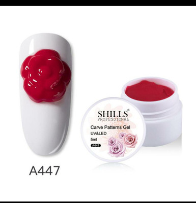 Shills Professional UV LED Carve Pattern Gel A447