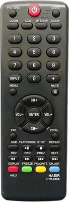 BhalTech HTR-D09B HR27 LED LCD TV Compatible with LED LCD TV  Haier Remote Controller(Black)
