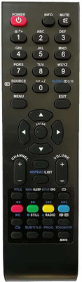 BhalTech MX06 TV LED LCD Compatible with  TV LED LCD Micromax Remote Controller(Black)