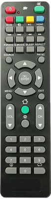 BhalTech Smart TV LCD LED Compatible Croma Remote Controller(Black)