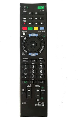 LipiWorld RM-GD032 LCD LED Smart 3D TV Universal Compatible for  Bravia (UN144) Sony Remote Controller(Black)