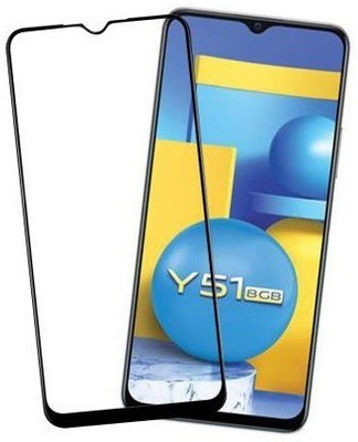 AKSHUD Edge To Edge Tempered Glass for VIVO Y51(Pack of 1)