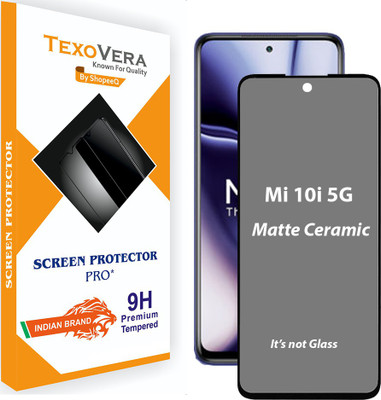 TexoVera Edge To Edge Tempered Glass for Mi 10i(Pack of 1)