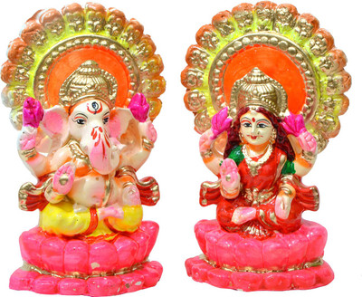 hc the crafts Decorative Showpiece  -  26 cm(Clay, Multicolor)