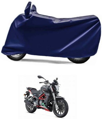 RONISH Two Wheeler Cover for DSK Benelli(TNT 25, Blue)