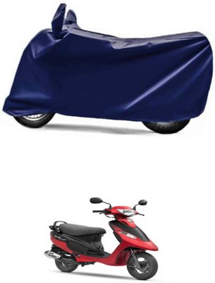 RONISH Two Wheeler Cover for Universal For Bike(Scooty Pep+, Blue)