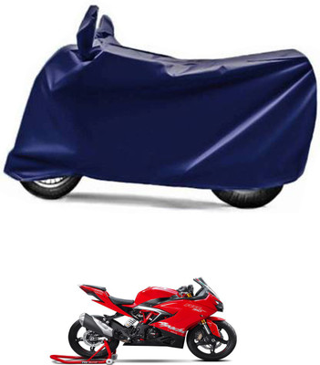 RONISH Two Wheeler Cover for TVS(Apache RR 310, Blue)